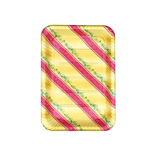 MFPティアラ角皿30−21 リッチ赤 8セット