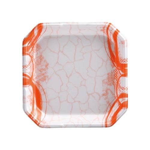 発泡トレー しゃぶしゃぶ2人浅LS 旬香橙 ×12