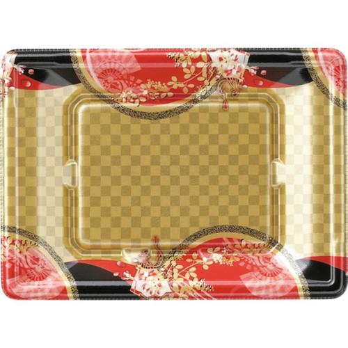 刺身容器 平舟18−13 本体 花明り金 ×30