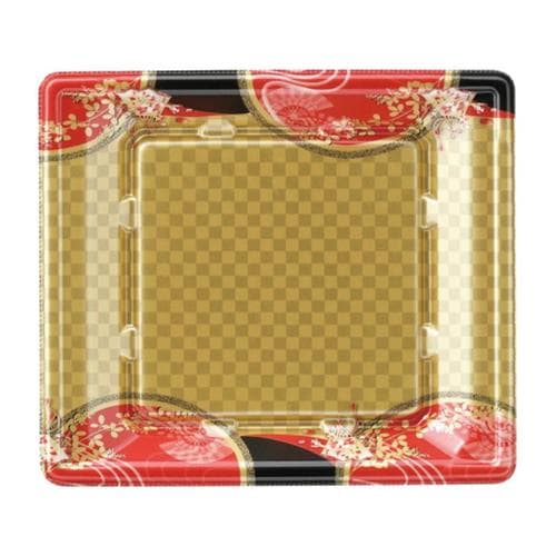 刺身容器 平舟20−17 本体 花明り金 ×18