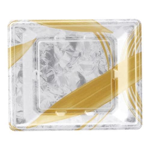 刺身容器 平舟18−15 本体 金ささ銀 ×24