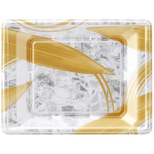 刺身容器 平舟20−15 本体 金ささ銀 ×24