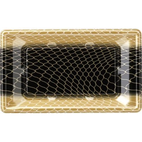 刺身容器 平舟22−13 本体 網金黒 20セット