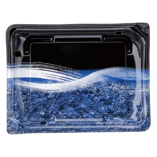 四季皿2−3 本体 うち波黒紺 16セット