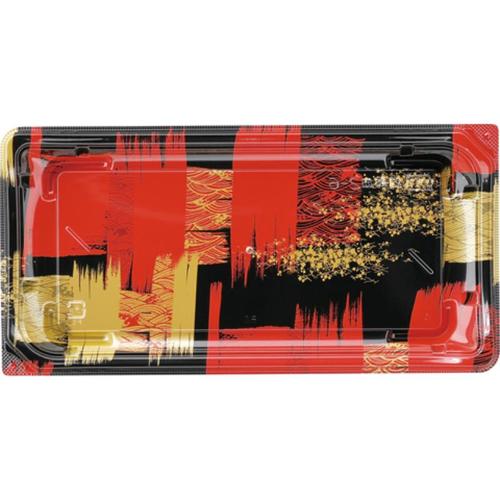 四季皿2−6 本体 角紋赤 10セット