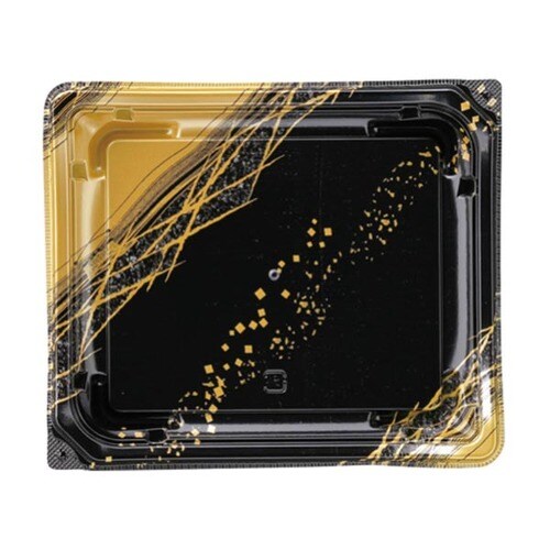 鮮魚トレー 四季皿20−17 本体 ひし網金×12