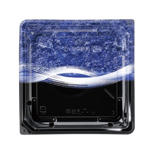 四季皿3−3 本体 うち波黒紺 12セット