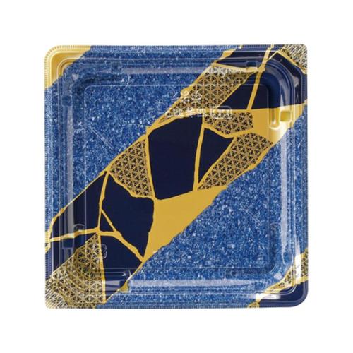 四季皿3−3 本体 金継ぎ紺 12セット