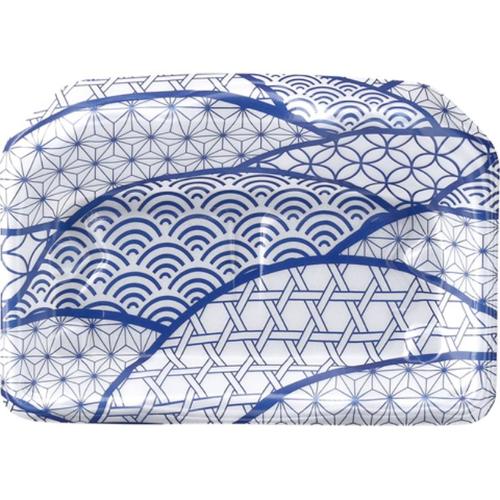 刺身容器 豊山20−14 本体 なみ紋青 ×24