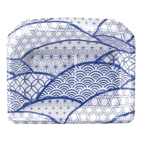 刺身容器 豊山20−17 本体 なみ紋青 ×18