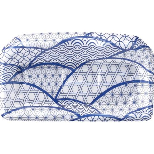 刺身容器 豊山24−14 本体 なみ紋青 ×20