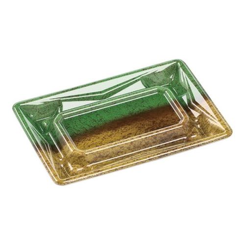 刺身容器 Sステージ17−11 本体 旬彩緑×24