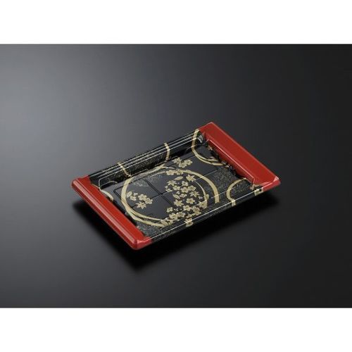 刺身容器CF宴角27−18花泉R−BK身×30