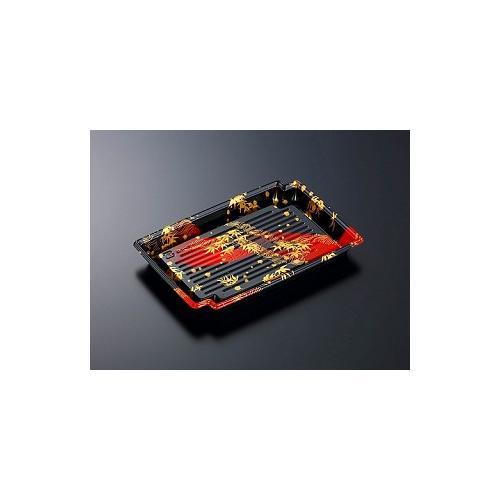 刺身容器CFかく鉢24−16竹霞R−BK身×12