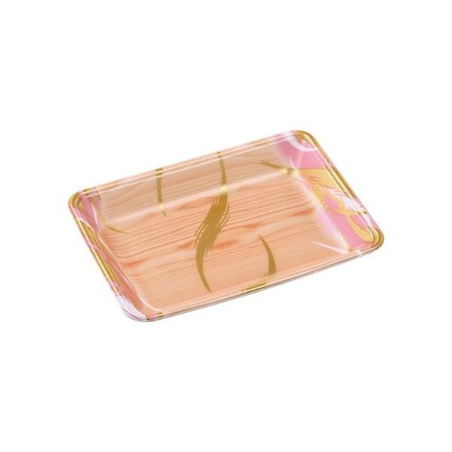 発泡トレーFLB−Y18−33風紋木目ピンク×9