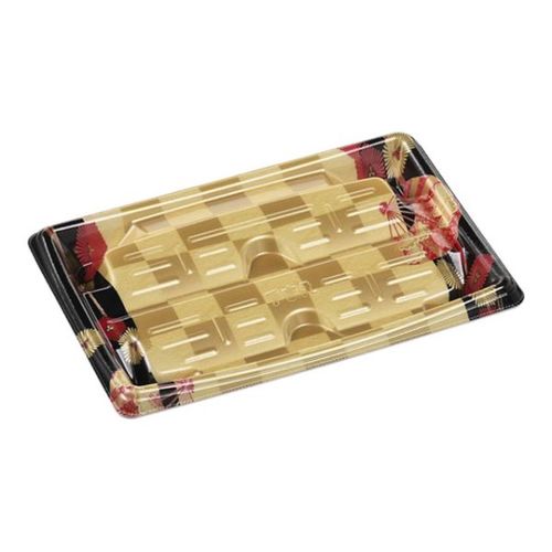 発泡トレーMTD25−17ヨコ本体扇市松金×12