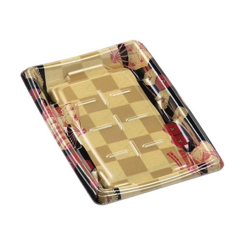 発泡トレーMTD22−15平本体扇市松金×16