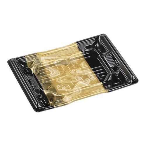 刺身容器 かこみ皿19−14枠 本体 松原金×18