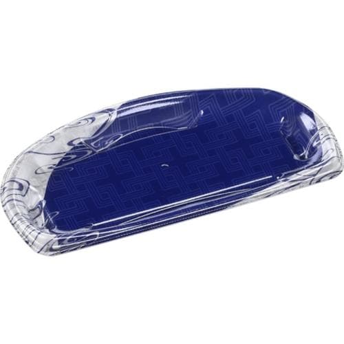 刺身容器 半月皿25−13 本体 氷雪青 ×18