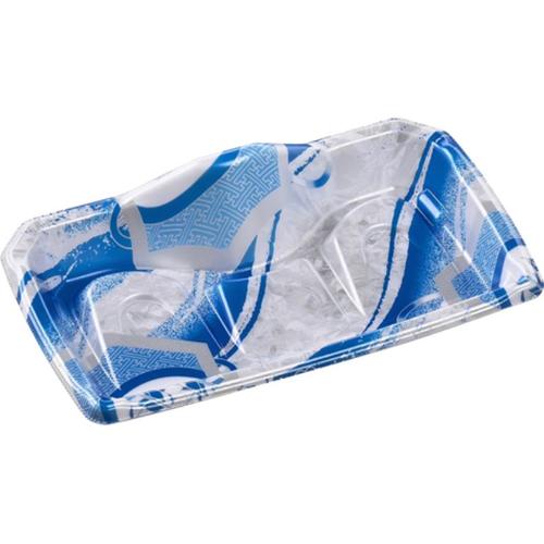 刺身容器 宝山24−14 本体 矢ばね青 ×16