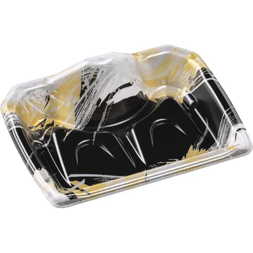 刺身容器 宝山18−14 本体 銀筆金 20セット