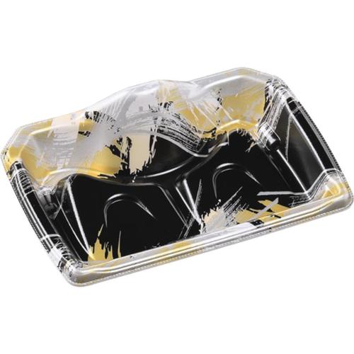 刺身容器 宝山20−14 本体 銀筆金 16セット