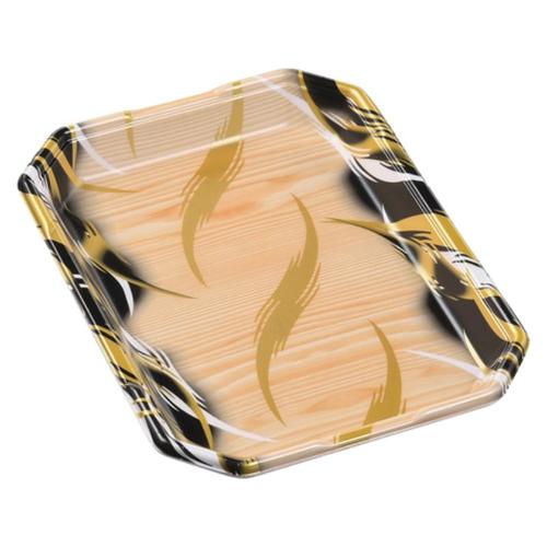 しゃぶしゃぶ長3.5人浅LS風紋木目黒×12