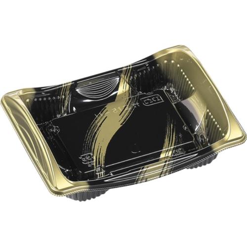 刺身容器 竹皿15−11 本体 はけ嵐金 ×24