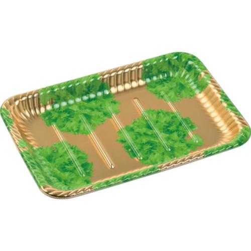 ティアラ角皿30−21 本体 金リーフ 8セット