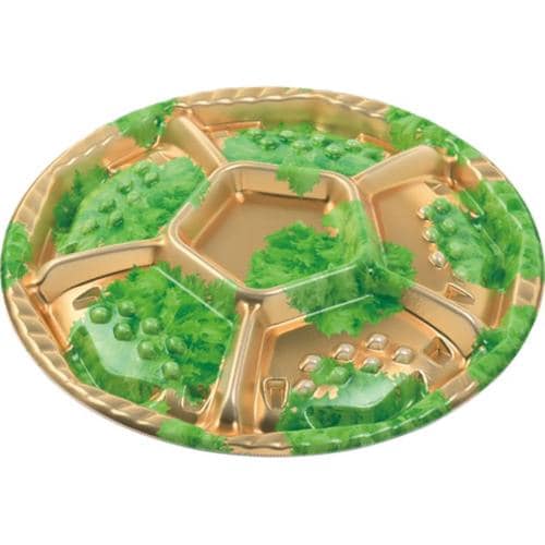 シェルトプラッター丸40 本体 金リーフ ×15