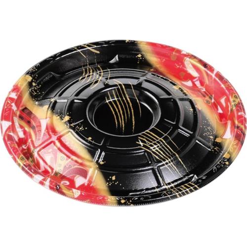 発泡トレーMSF−丸250R本体波舞姫赤×16