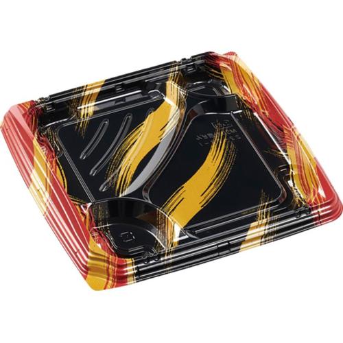 MSD竹皿膳22−22−1 はけ嵐赤 8セット