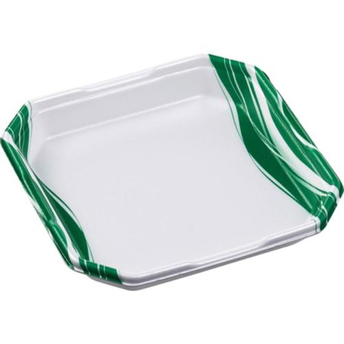 発泡トレー しゃぶしゃぶ2人浅LS きわみ緑×12