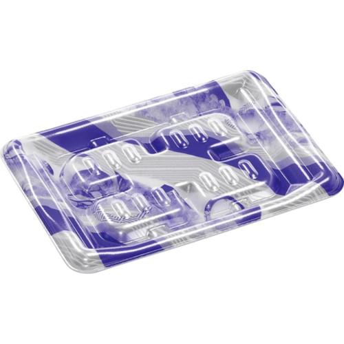 発泡トレーMHT18−13スプラッシュブルー×30