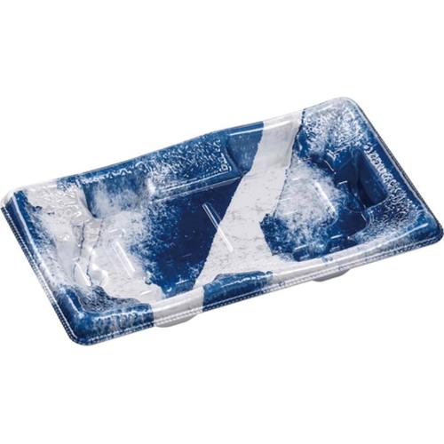 刺身容器 陶彩19−11 本体 陶ぞめ紺 ×24