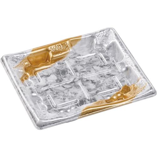 刺身容器 陶彩19−17 本体 あや筆金 ×16