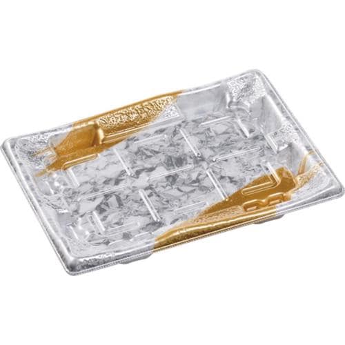 刺身容器 陶彩24−17 本体 あや筆金 ×12