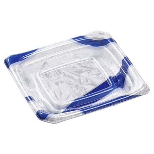 刺身容器Uステージ13−12本体サークル青×30