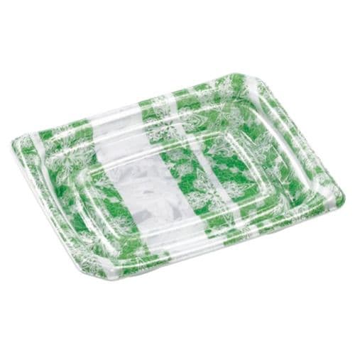 刺身容器Uステージ15−12本体グラス緑×24