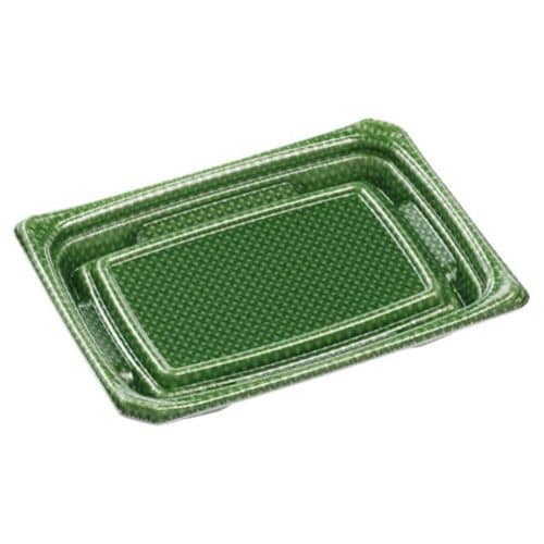 刺身容器Uステージ20−15本体クロスD緑×16