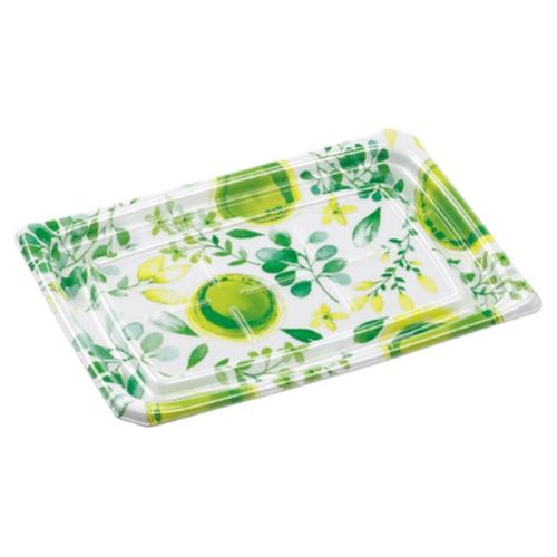 刺身容器Uステージ24−17本体ブーケ緑×12