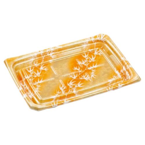 刺身容器 Uステージ24−17 本体 和歌橙×12