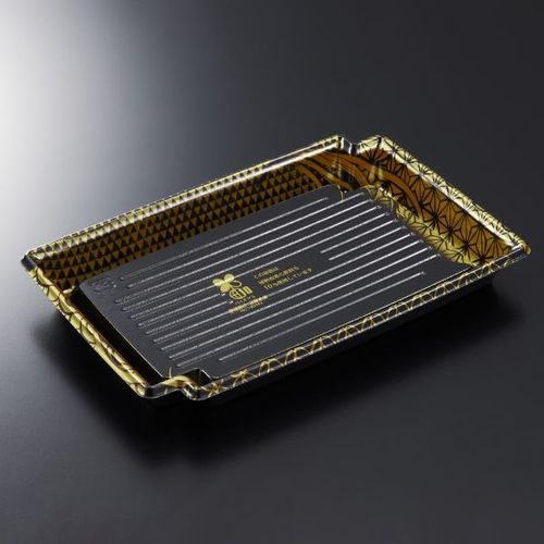 刺身容器BCFかく鉢24−16彰BK−BK身×12