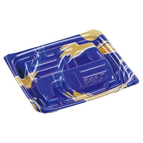 刺身容器Uステージ20−17−1盛台荒海紺金×12