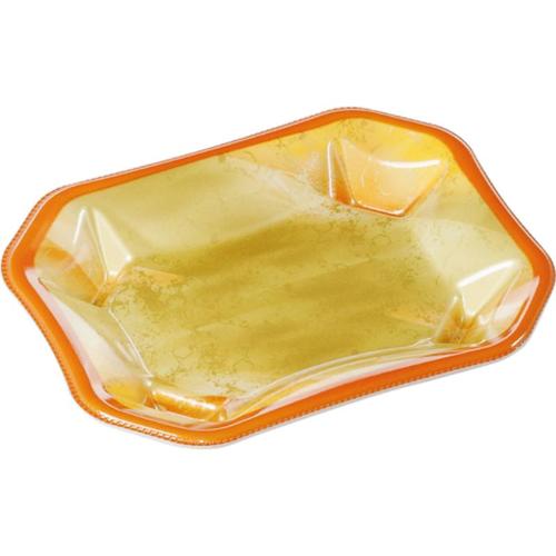 刺身容器 美彩16−13 本体 氷雲OR ×30