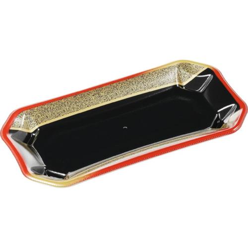 刺身容器 美彩25−13 本体 まき絵赤金 ×20