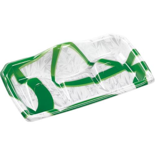 刺身容器 宝山24−14 本体 サークル緑 ×16