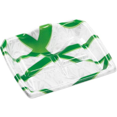 刺身容器 宝山20−17 本体 サークル緑 ×12