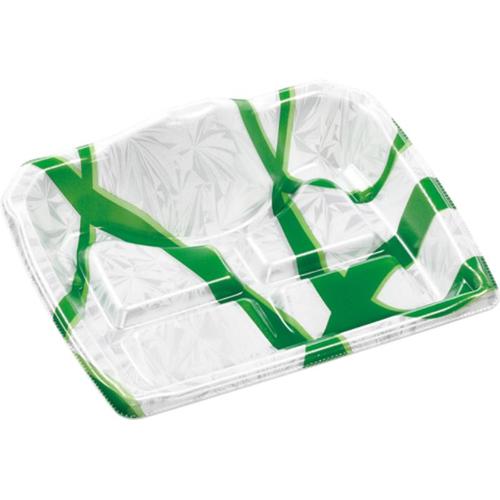 刺身容器 宝山20−16 本体 サークル緑 ×16