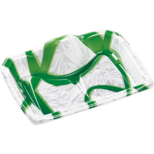 刺身容器 宝山20−14 本体 サークル緑 ×16